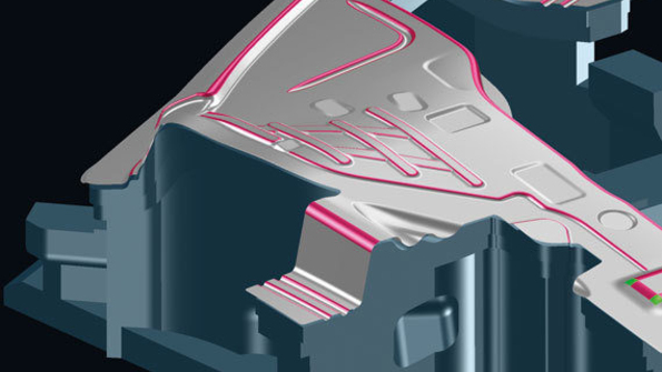Software CAD per creazione di superfici attive degli stampi lamiera